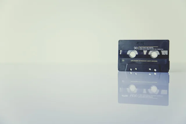 cassette, recording, volume, audio, music, cassette recorder, magnetic tape, listen to music, analog, party, walkman, music cassette, play music, band salad, eighties, vintage, nostalgia, retro, remix, tape, music, music, walkman, walkman, walkman, walkman, walkman, remix, remix, remix, remix. Home setup for digitizing family cassettes: deck, cleaning, and audio routing to a computer