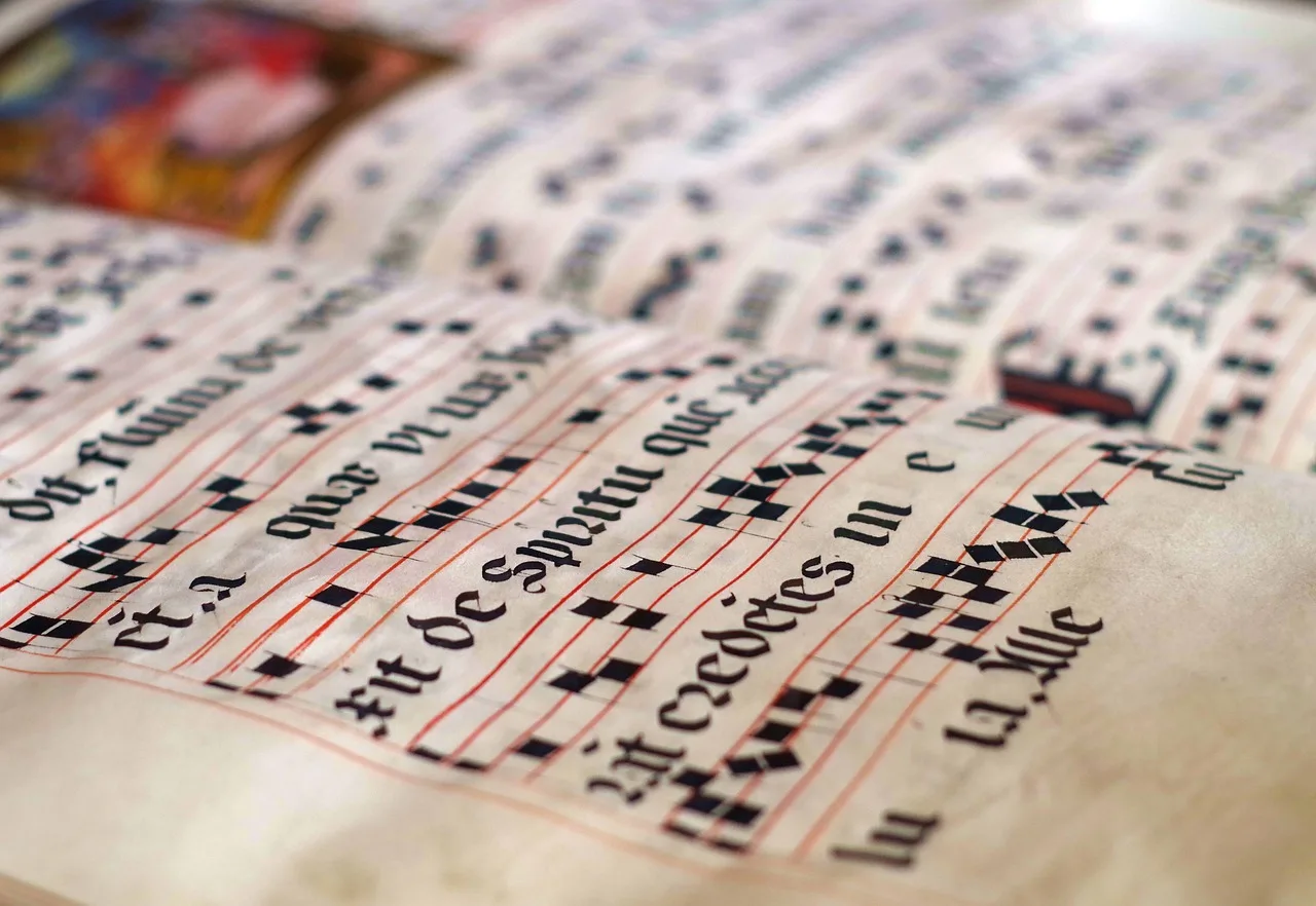 calligraphy, scores, parchment, history, old, music, composing, ecclesiastical, missal, cantional, singing, chant, chant, chant, chant, chant, chant. Quebec parish, notarial and civil registers for bilingual family research